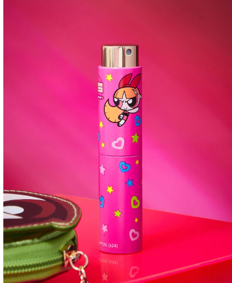 Travel Friendly 2Pc Pink Character Mini Spray Bottles for Soap, Oil, and More in 8ML Plastic Press Dispensers Kit Lotion