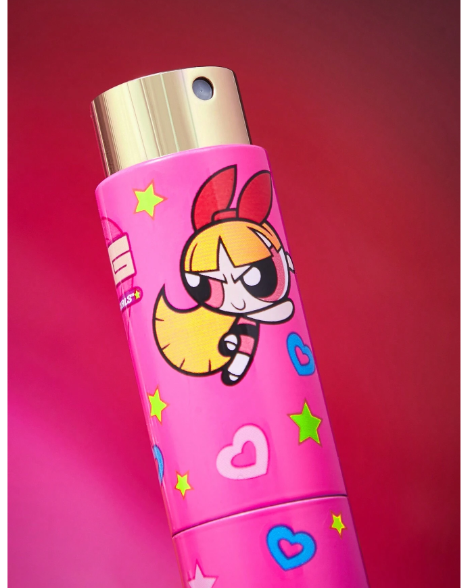 Travel Friendly 2Pc Pink Character Mini Spray Bottles for Soap, Oil, and More in 8ML Plastic Press Dispensers Kit Lotion