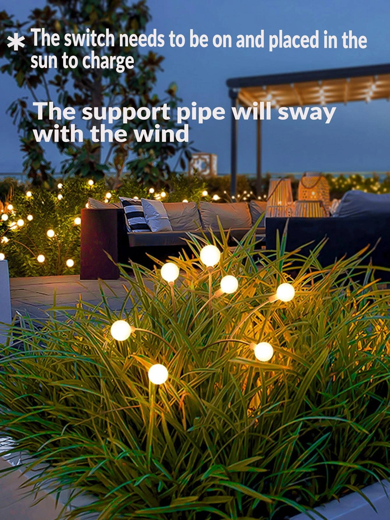 Led Solar Lawn Lamp