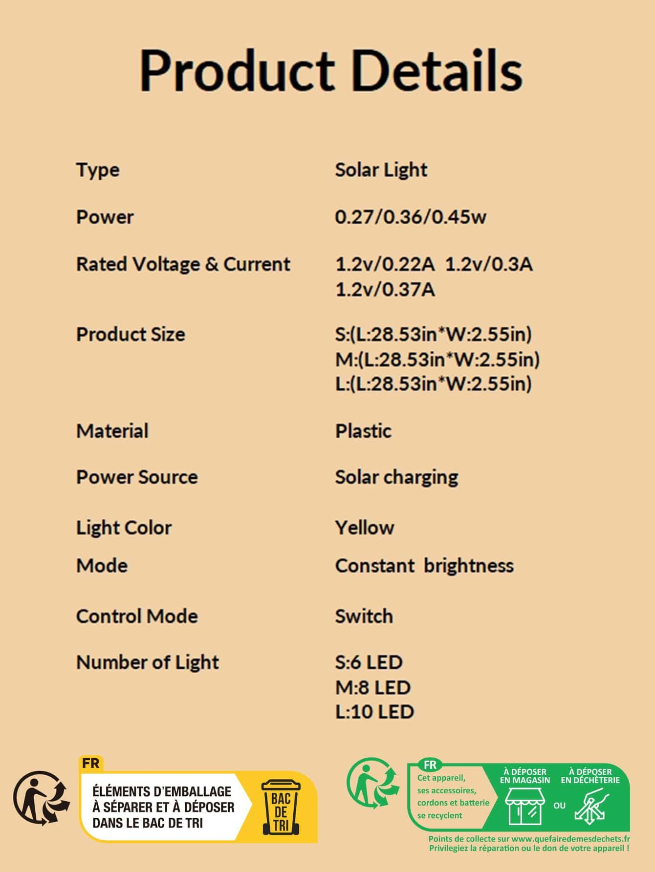 Led Solar Lawn Lamp