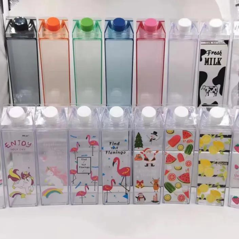 Leakproof Milk Carton Water Bottle