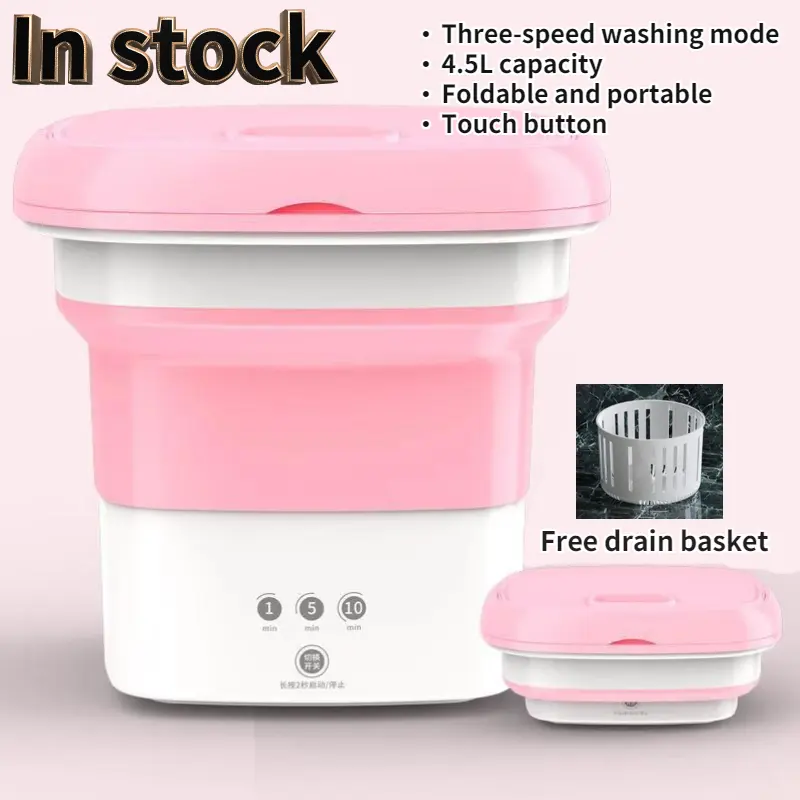 Silicone Electric Mini Foldable Washing Machine