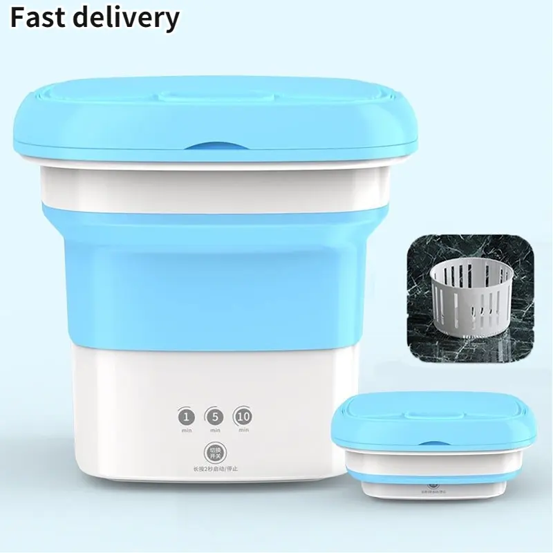 Silicone Electric Mini Foldable Washing Machine