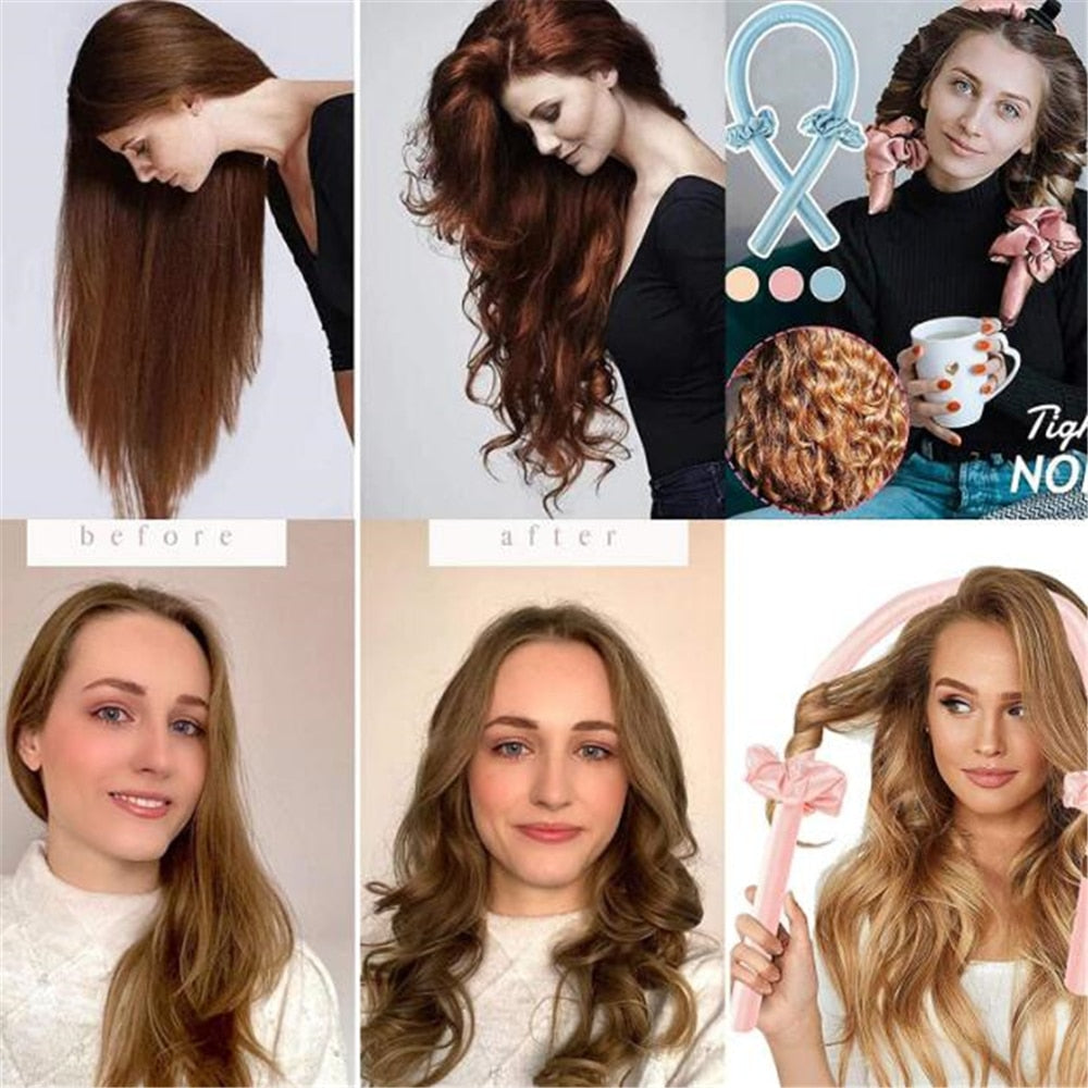Heatless Curling Headband Rod. For styling hair