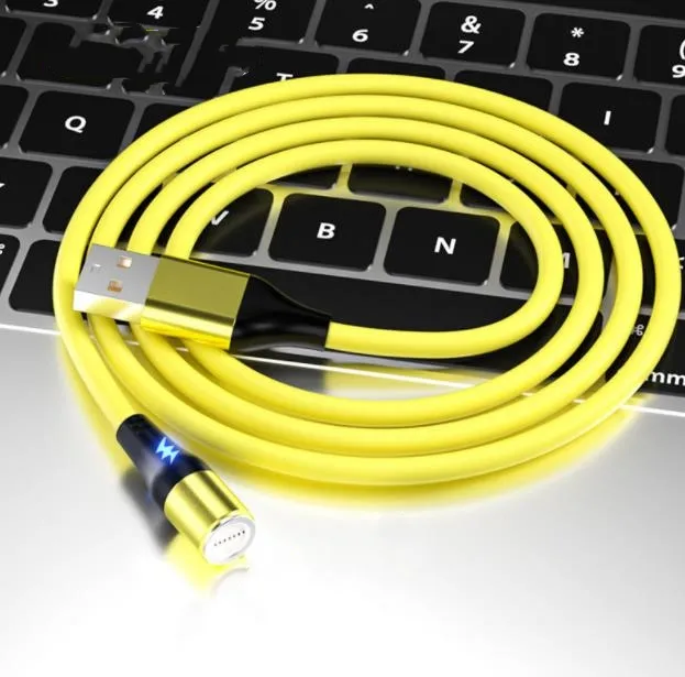 LED Magnetic Cable Micro USB, Type C, IOS.