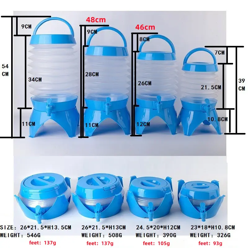 Camping Hiking Foldable water,Beer Juice Container